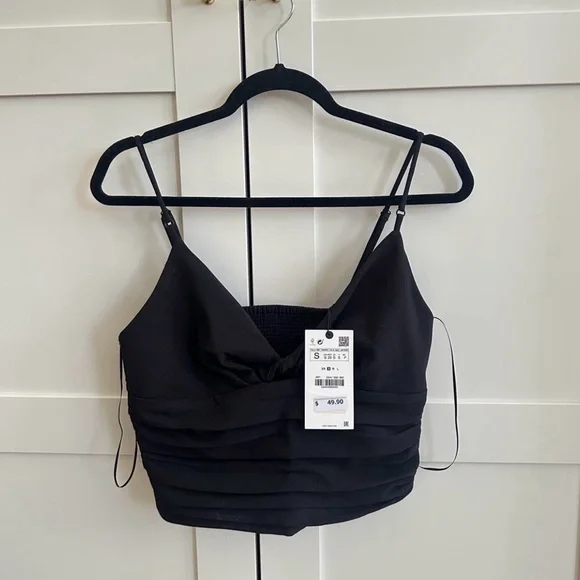 Zara Black Tank Top - Brand New - Picture 3 of 4